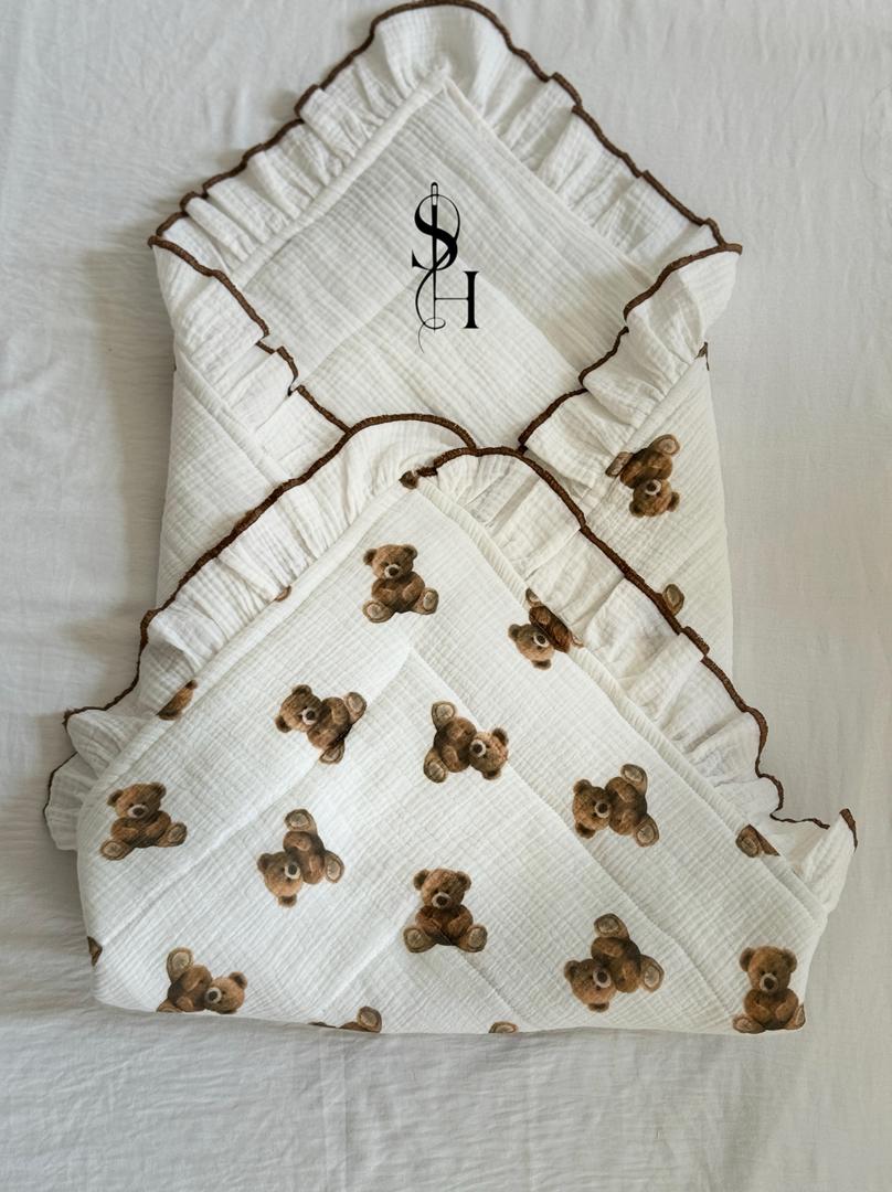 تصویر پتو قنداقی تدی 